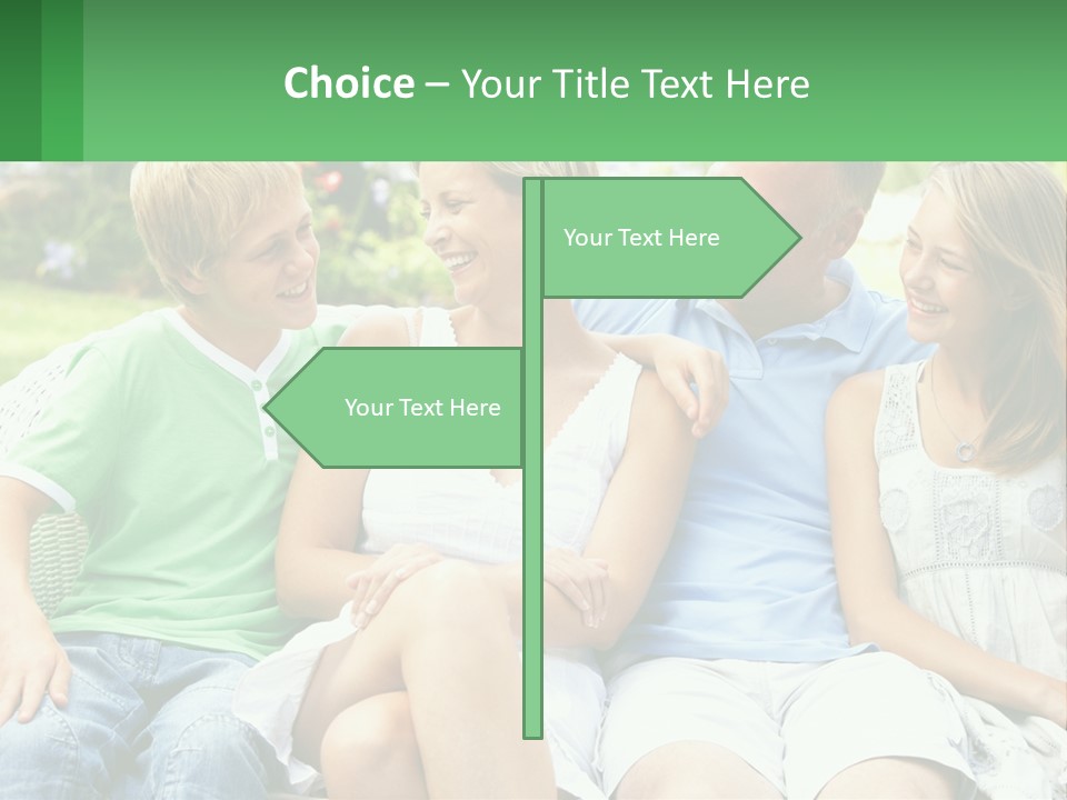 Structure House Sky PowerPoint Template