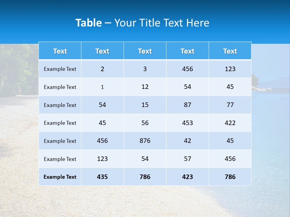 Ownership Property Garden PowerPoint Template