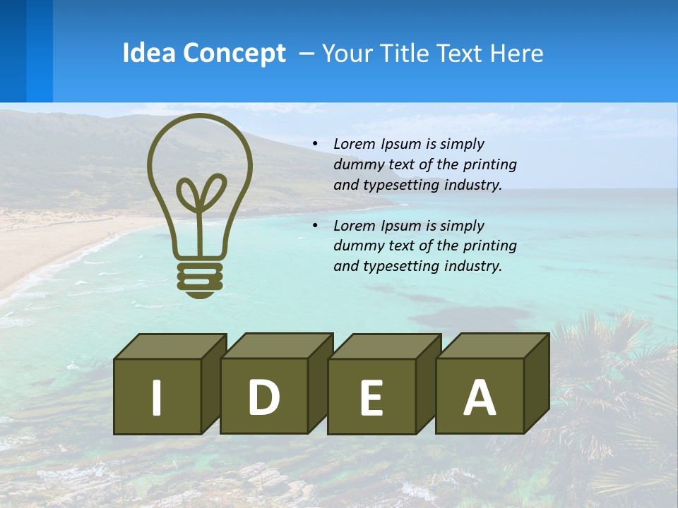 Background Residential Green PowerPoint Template