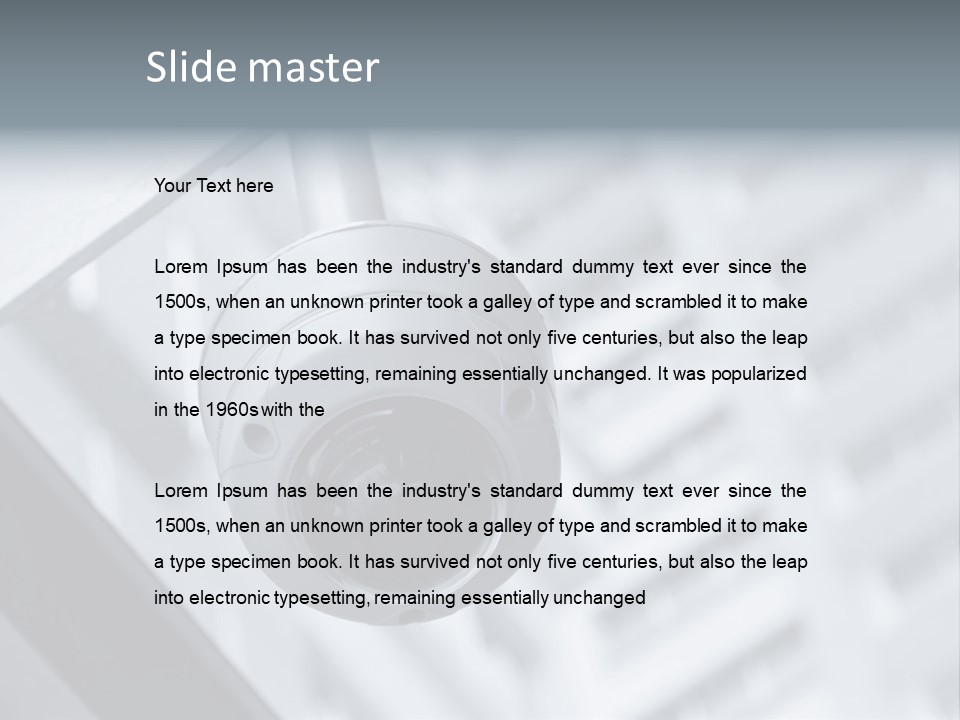 Ownership Grass Small PowerPoint Template