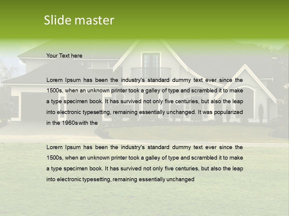 Architecture Small Nature PowerPoint Template