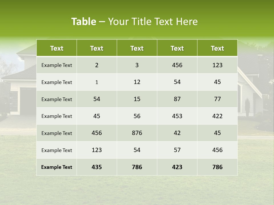 Architecture Small Nature PowerPoint Template