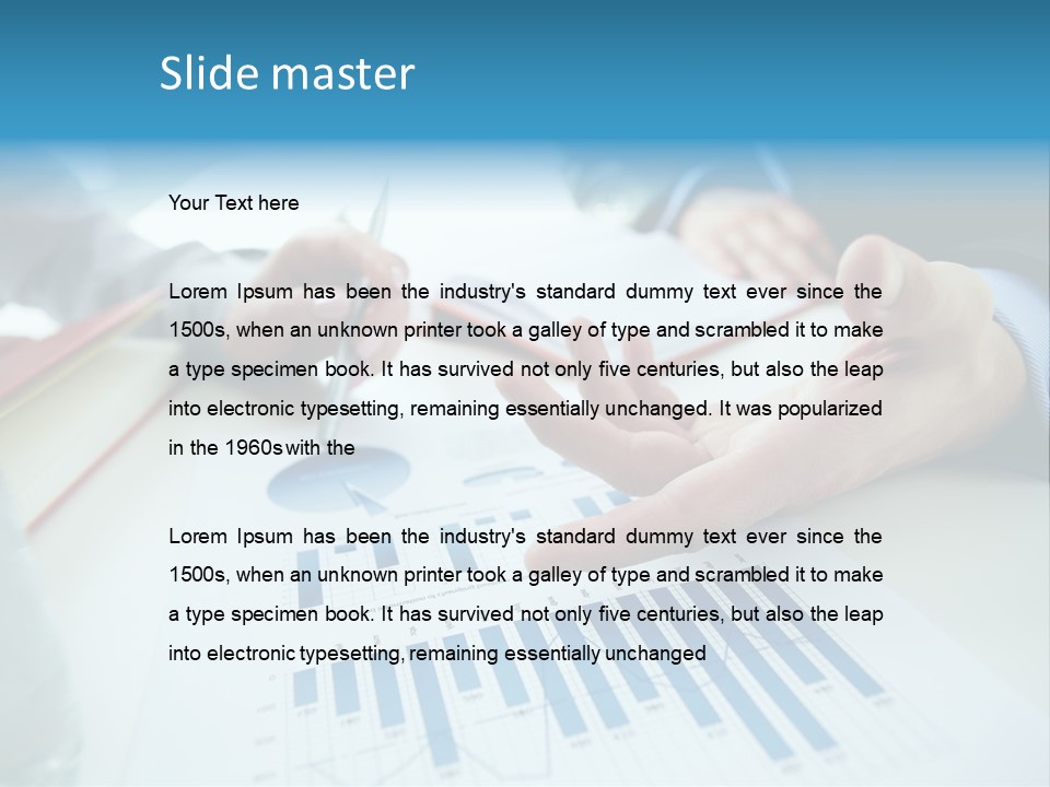 Human Hand Construction Purchase PowerPoint Template