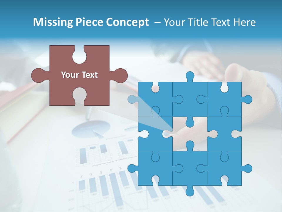 Human Hand Construction Purchase PowerPoint Template