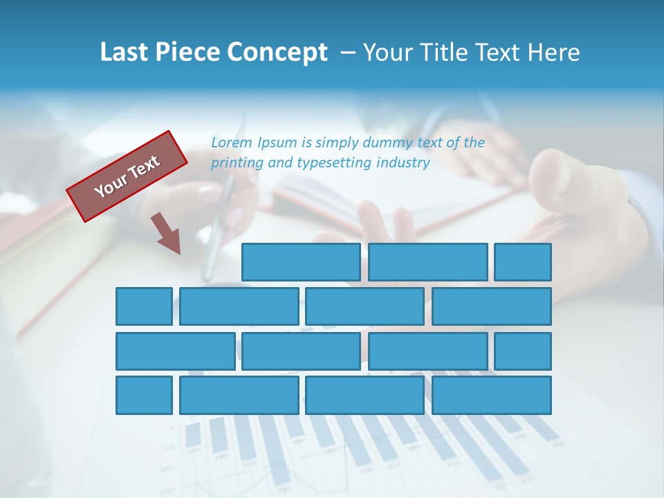 Human Hand Construction Purchase PowerPoint Template