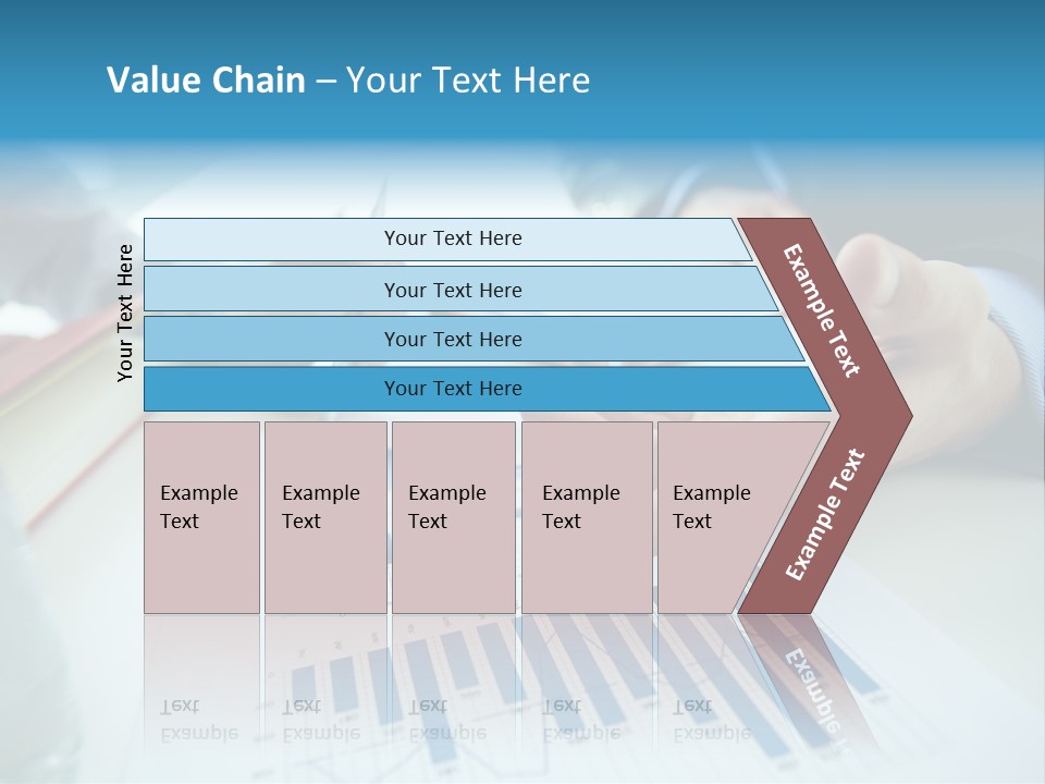 Human Hand Construction Purchase PowerPoint Template