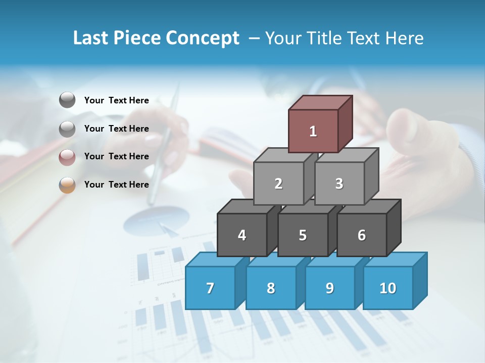 Human Hand Construction Purchase PowerPoint Template