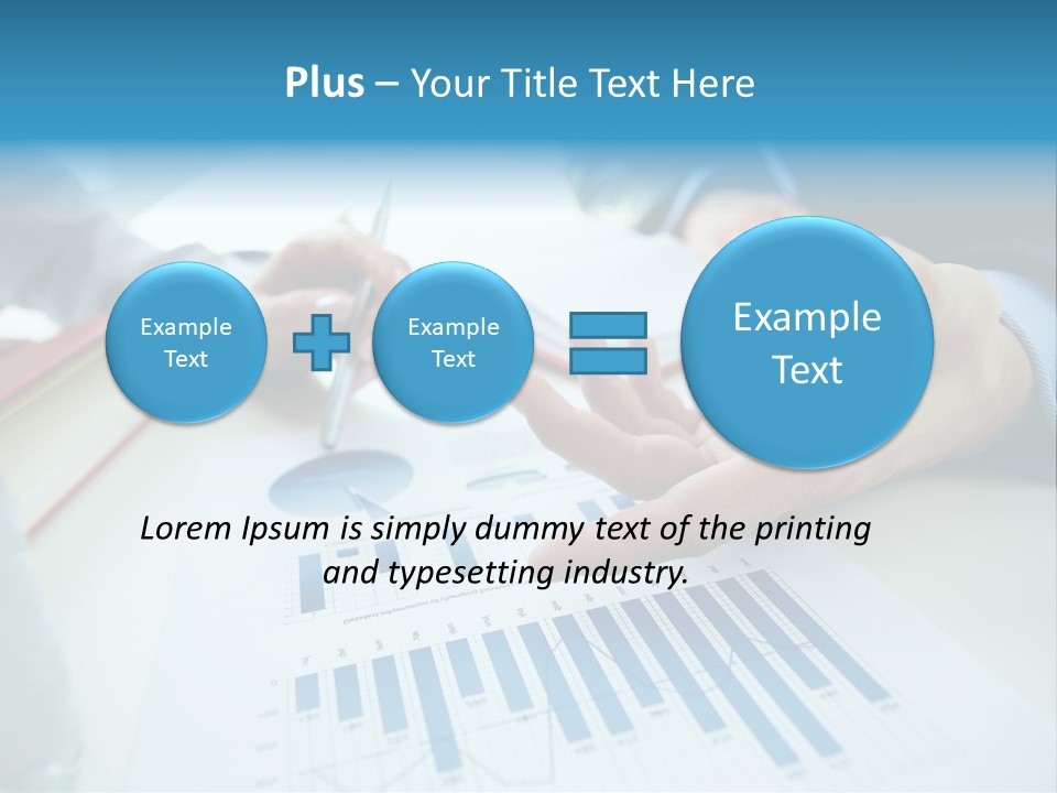 Human Hand Construction Purchase PowerPoint Template