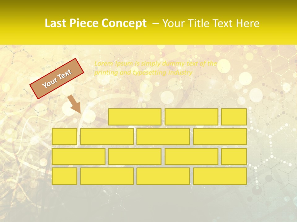 Construction House Hand PowerPoint Template