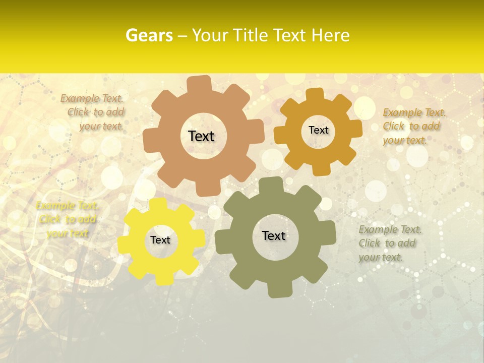 Construction House Hand PowerPoint Template