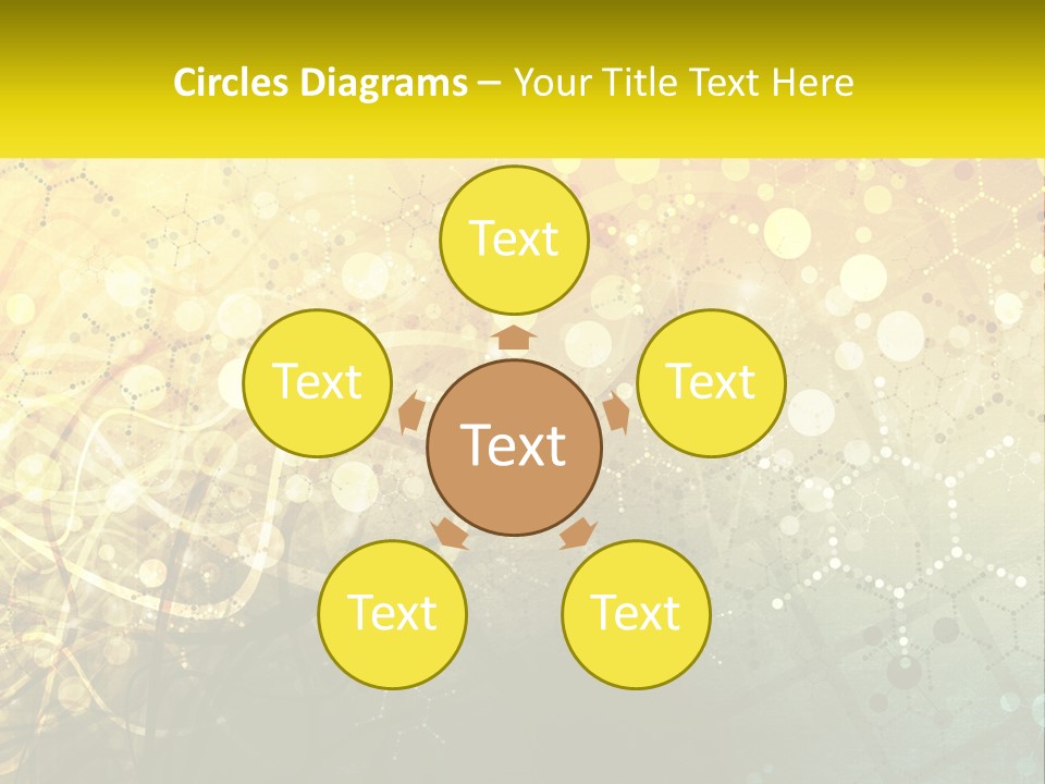 Construction House Hand PowerPoint Template