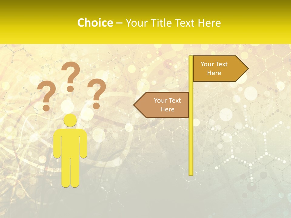 Construction House Hand PowerPoint Template