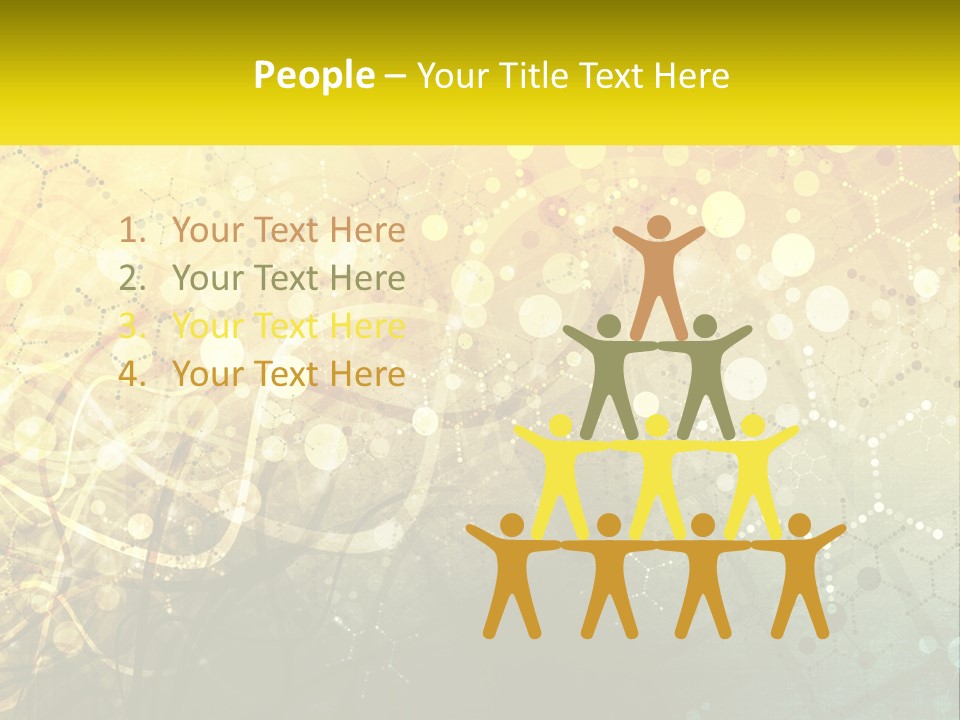 Construction House Hand PowerPoint Template