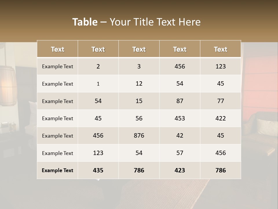 Property Structure Business PowerPoint Template