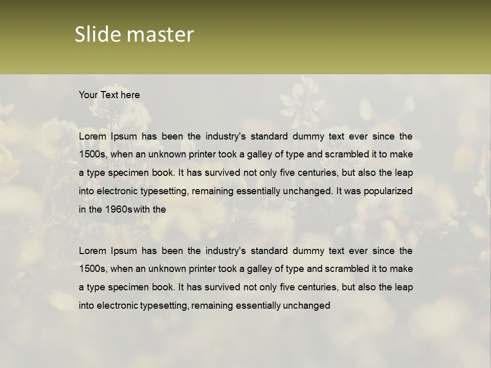 House Human Hand Property PowerPoint Template