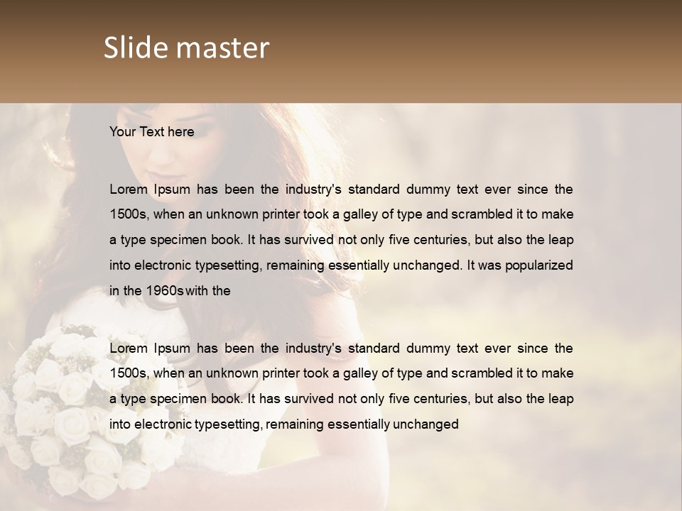 Grass Hand Rent PowerPoint Template