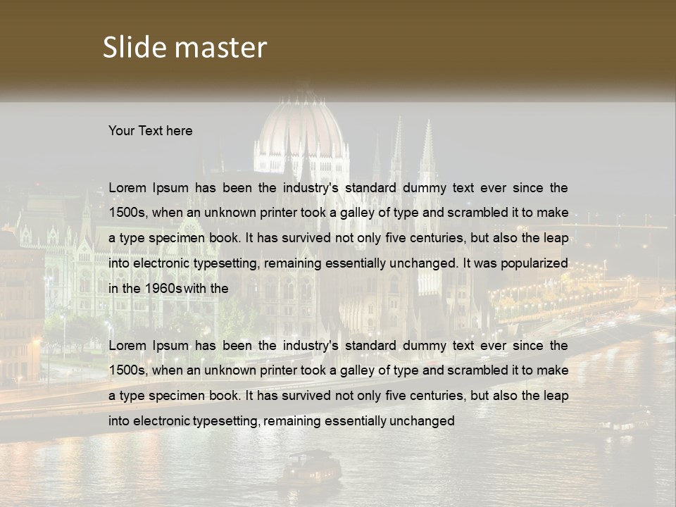 Made Green Lawn PowerPoint Template