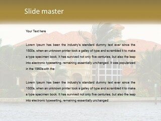 Business Sale Garden PowerPoint Template