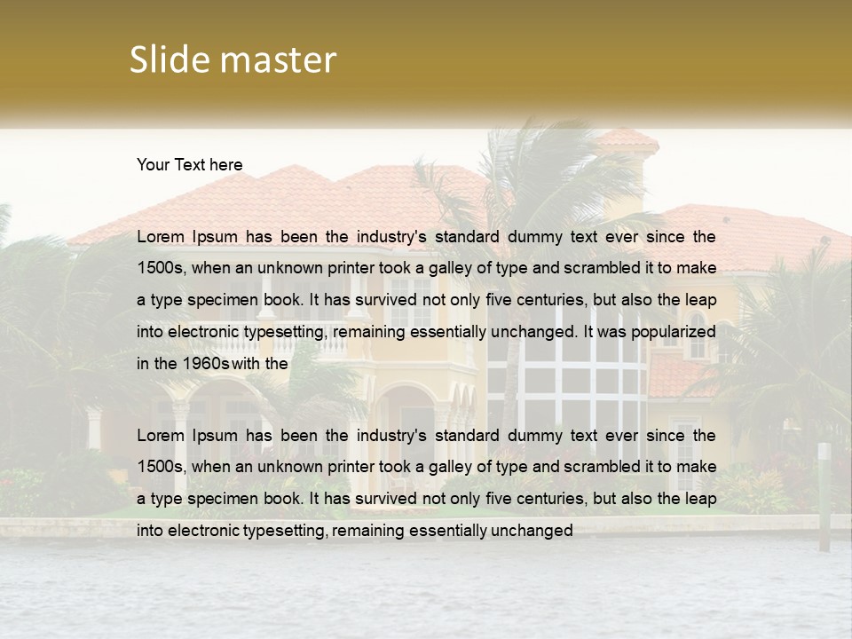 Business Sale Garden PowerPoint Template