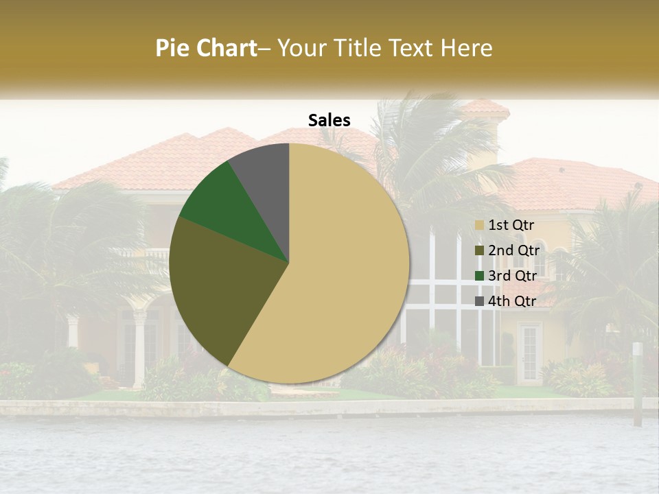 Business Sale Garden PowerPoint Template
