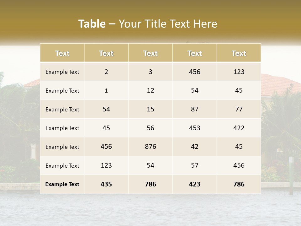 Business Sale Garden PowerPoint Template