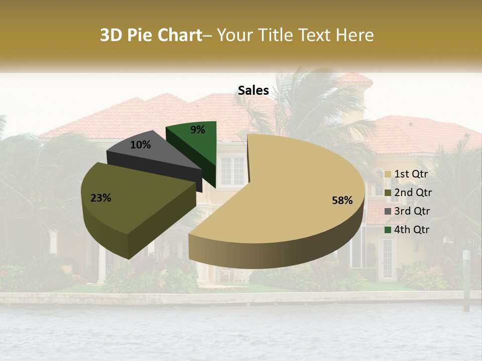 Business Sale Garden PowerPoint Template