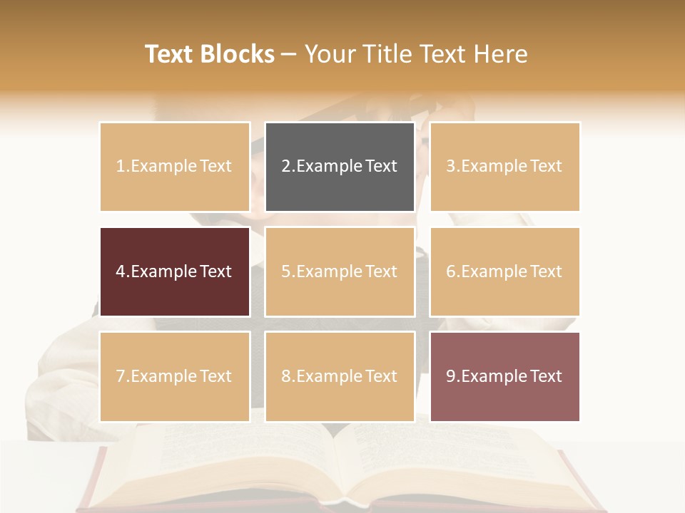 Human Hand Business Property PowerPoint Template