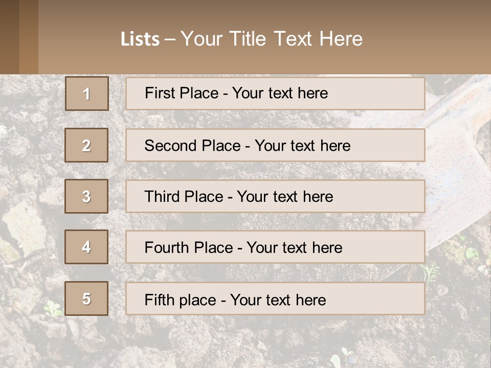 Property Nature Human Hand PowerPoint Template