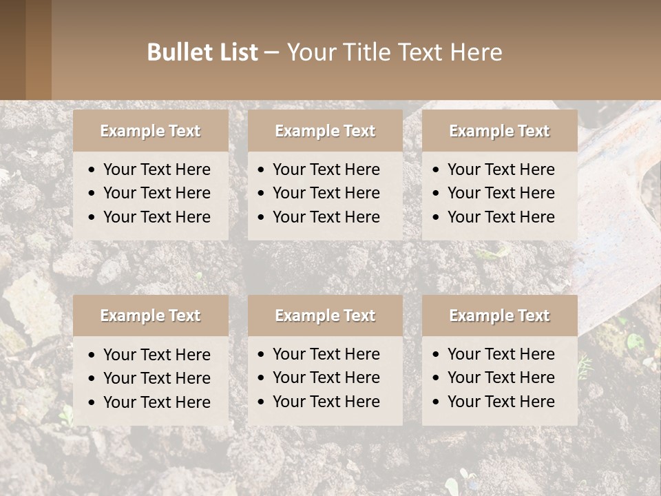 Property Nature Human Hand PowerPoint Template