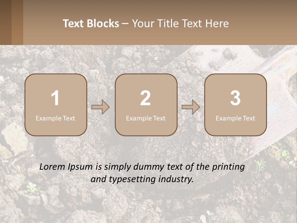 Property Nature Human Hand PowerPoint Template