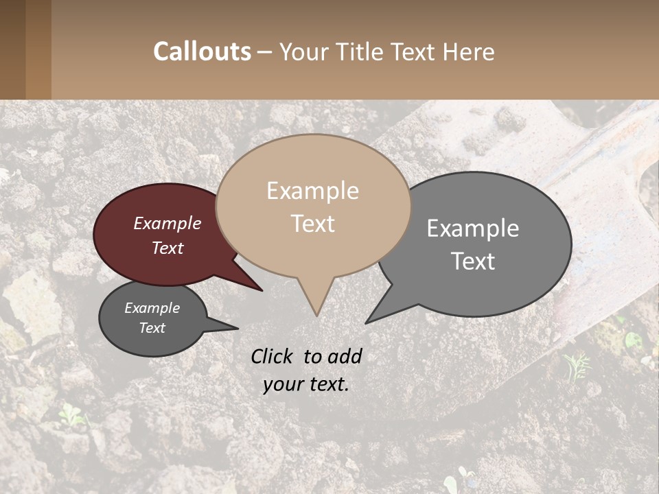 Property Nature Human Hand PowerPoint Template