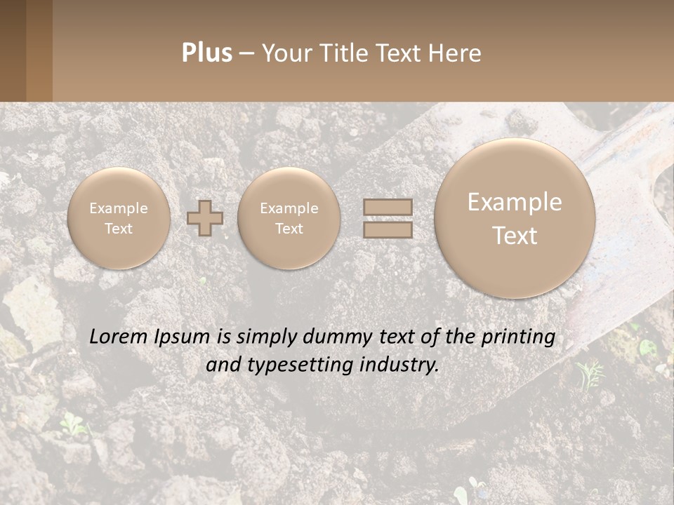 Property Nature Human Hand PowerPoint Template
