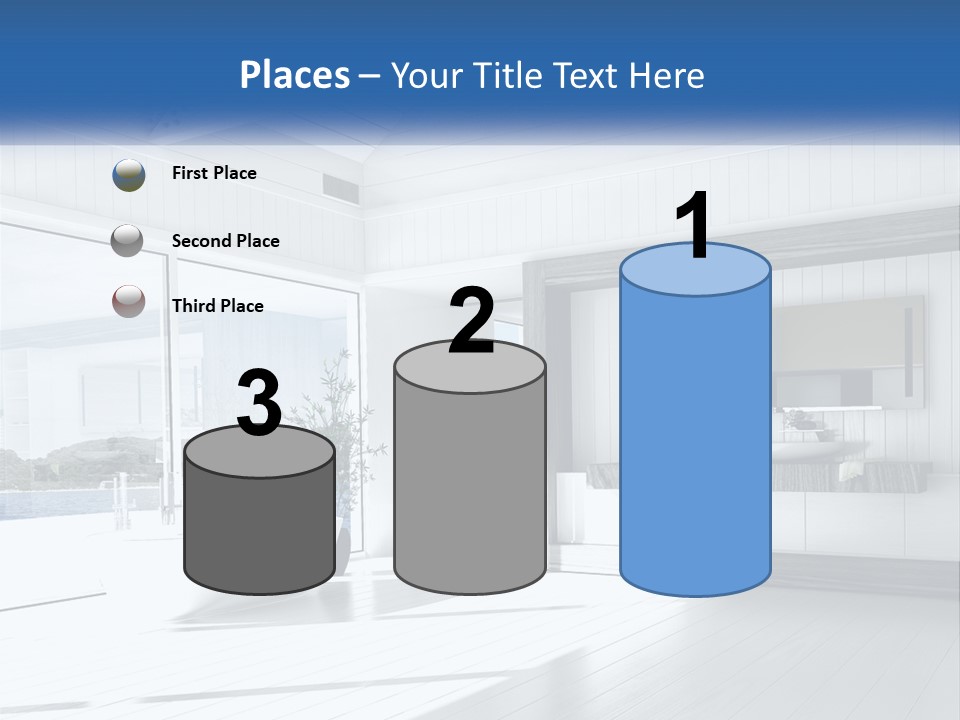 Small Blue Sky Estate PowerPoint Template