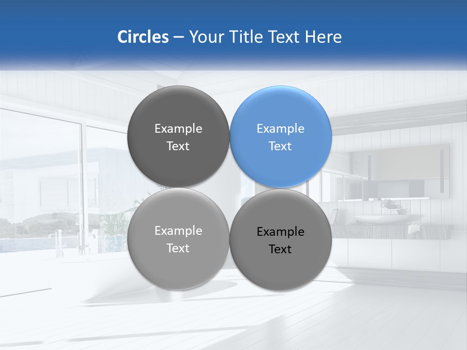 Small Blue Sky Estate PowerPoint Template