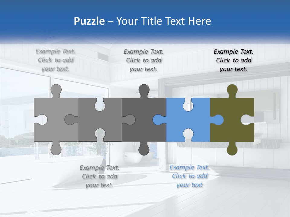 Small Blue Sky Estate PowerPoint Template