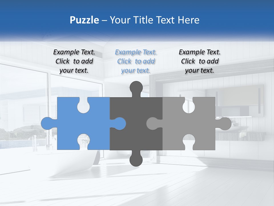 Small Blue Sky Estate PowerPoint Template