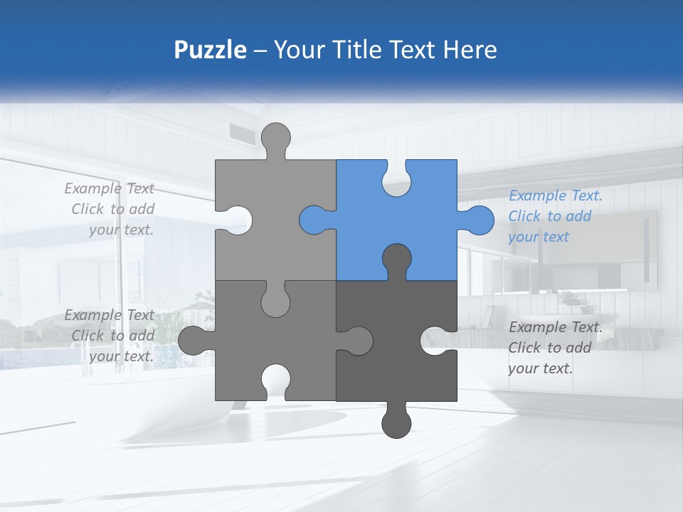 Small Blue Sky Estate PowerPoint Template