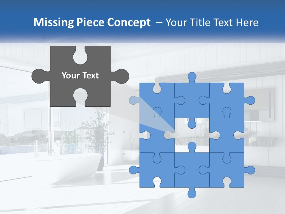 Small Blue Sky Estate PowerPoint Template