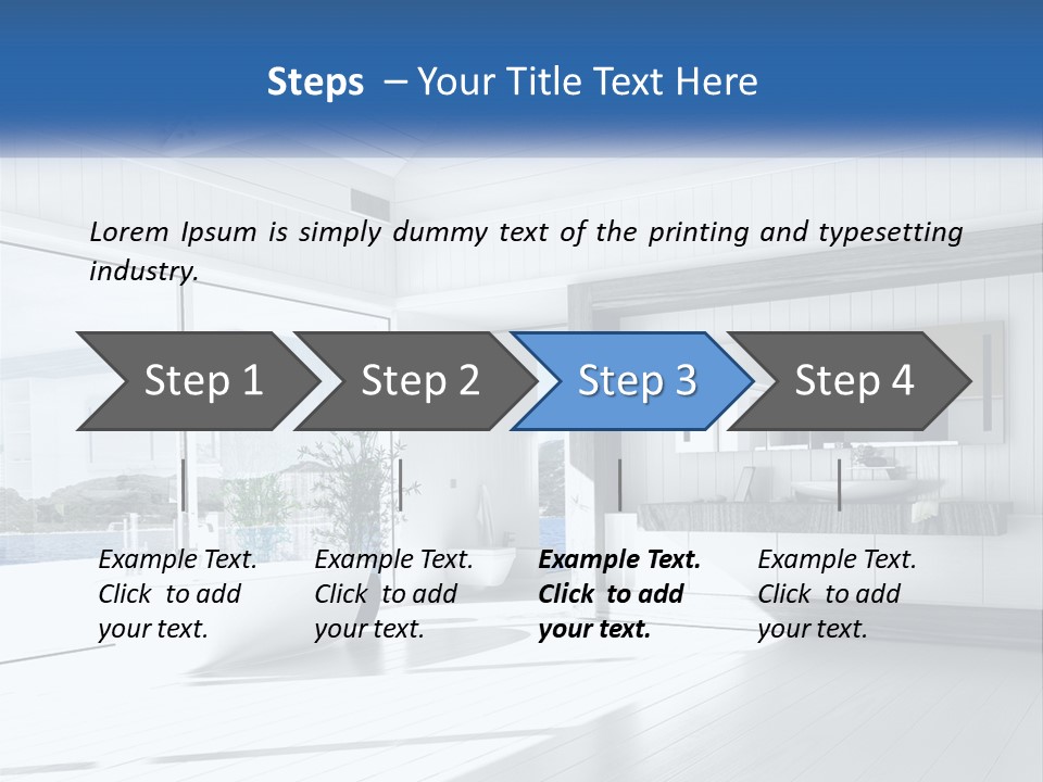 Small Blue Sky Estate PowerPoint Template