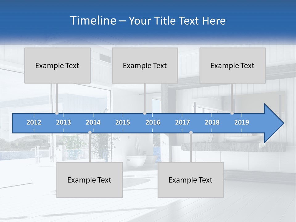Small Blue Sky Estate PowerPoint Template