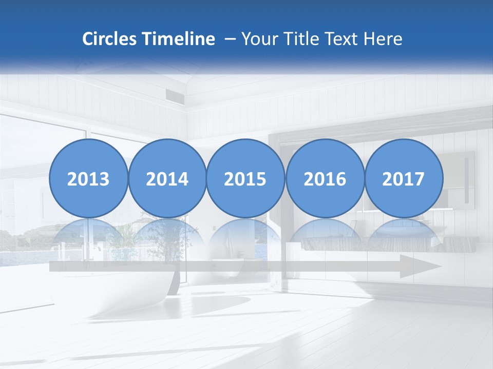 Small Blue Sky Estate PowerPoint Template
