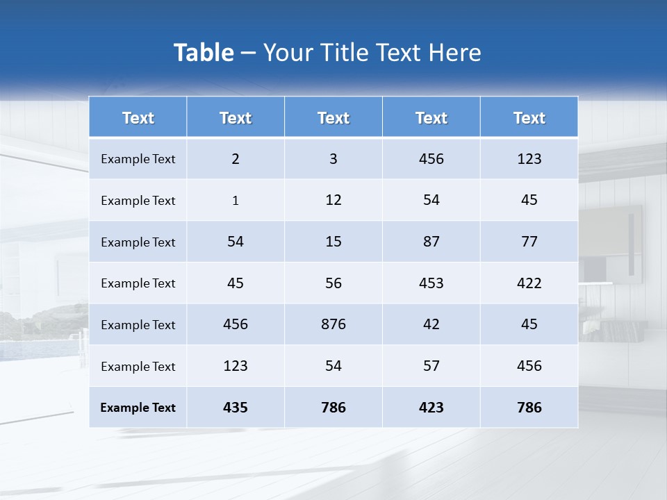 Small Blue Sky Estate PowerPoint Template