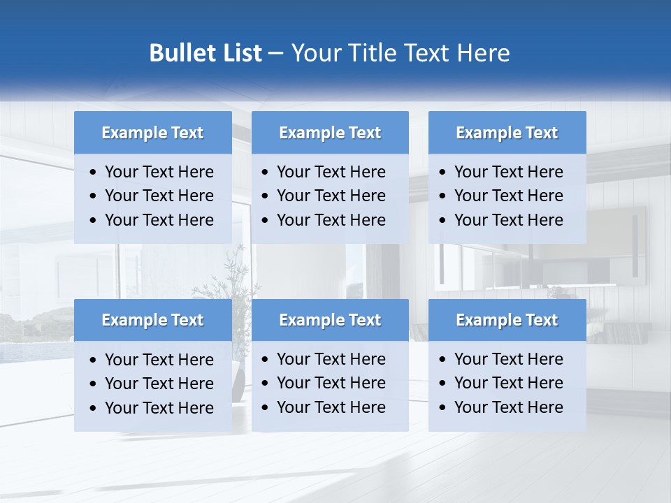 Small Blue Sky Estate PowerPoint Template