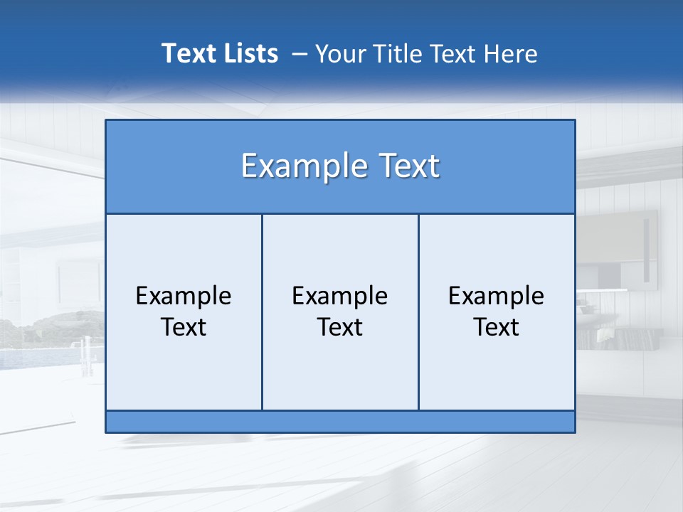Small Blue Sky Estate PowerPoint Template