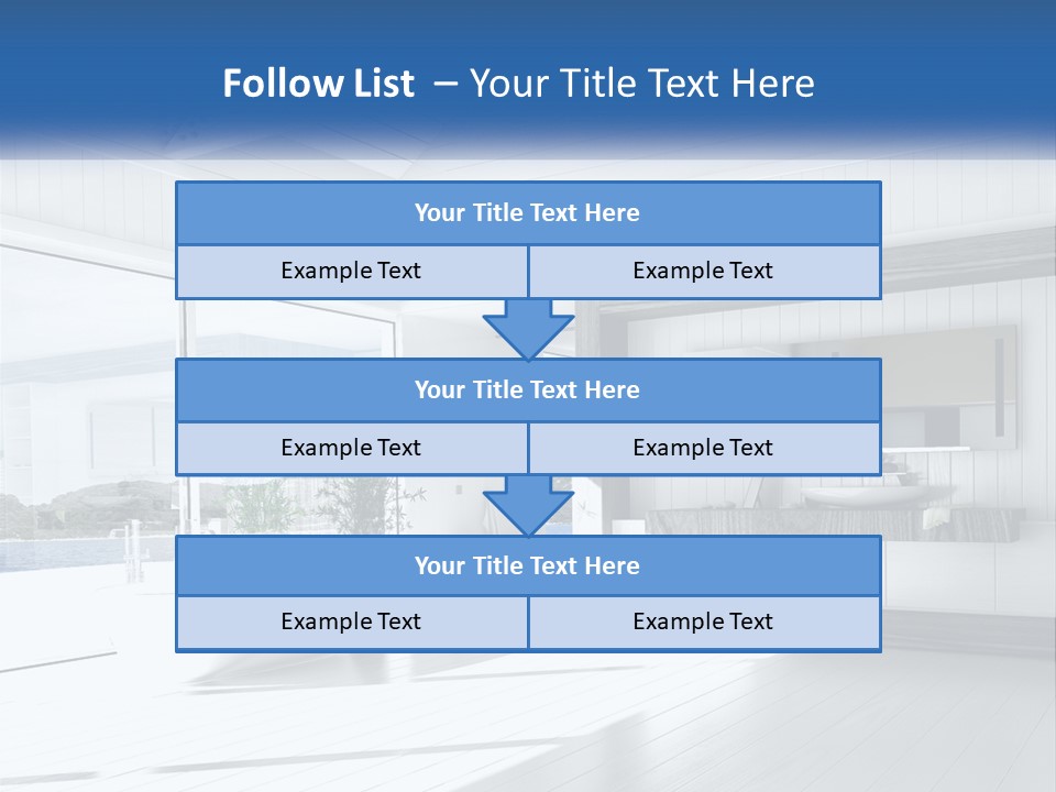 Small Blue Sky Estate PowerPoint Template