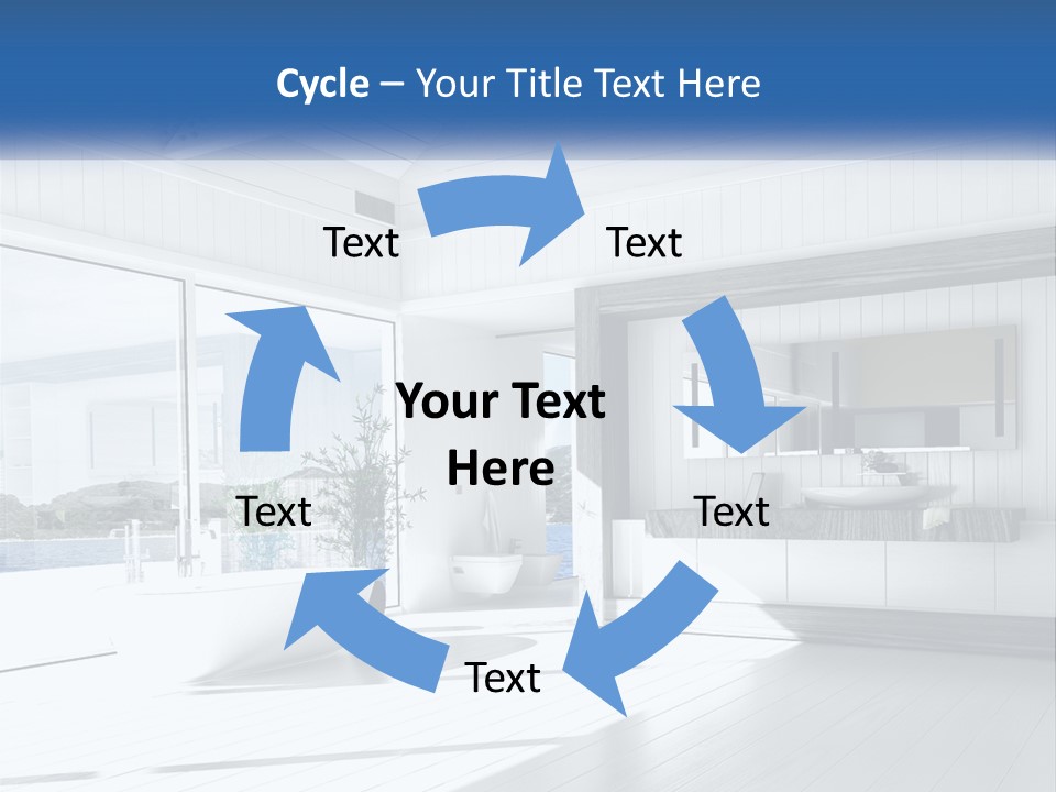 Small Blue Sky Estate PowerPoint Template