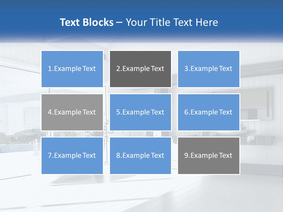 Small Blue Sky Estate PowerPoint Template