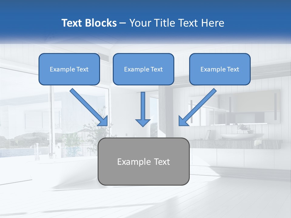 Small Blue Sky Estate PowerPoint Template