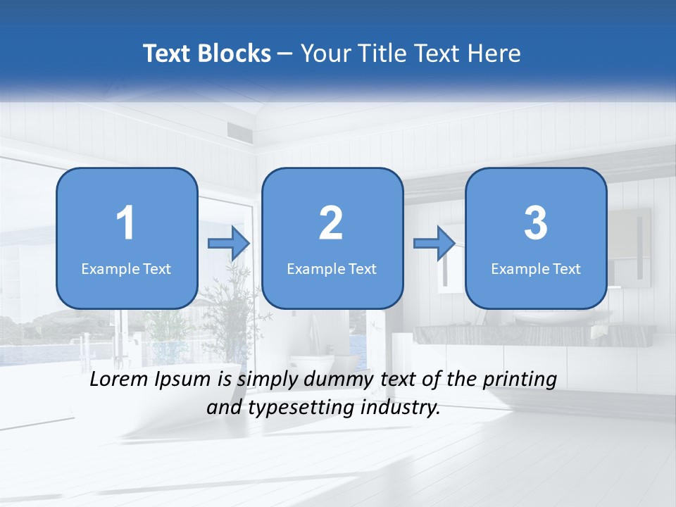 Small Blue Sky Estate PowerPoint Template
