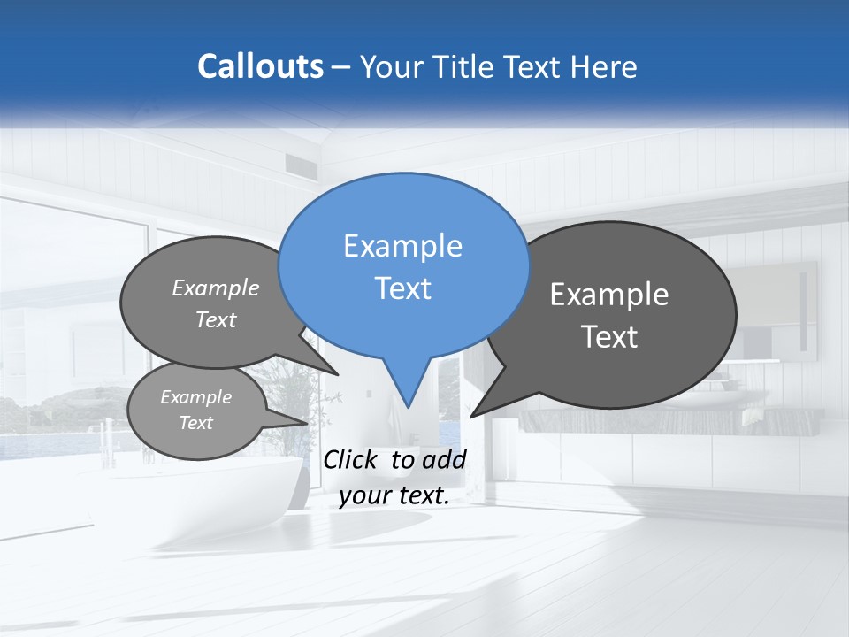 Small Blue Sky Estate PowerPoint Template